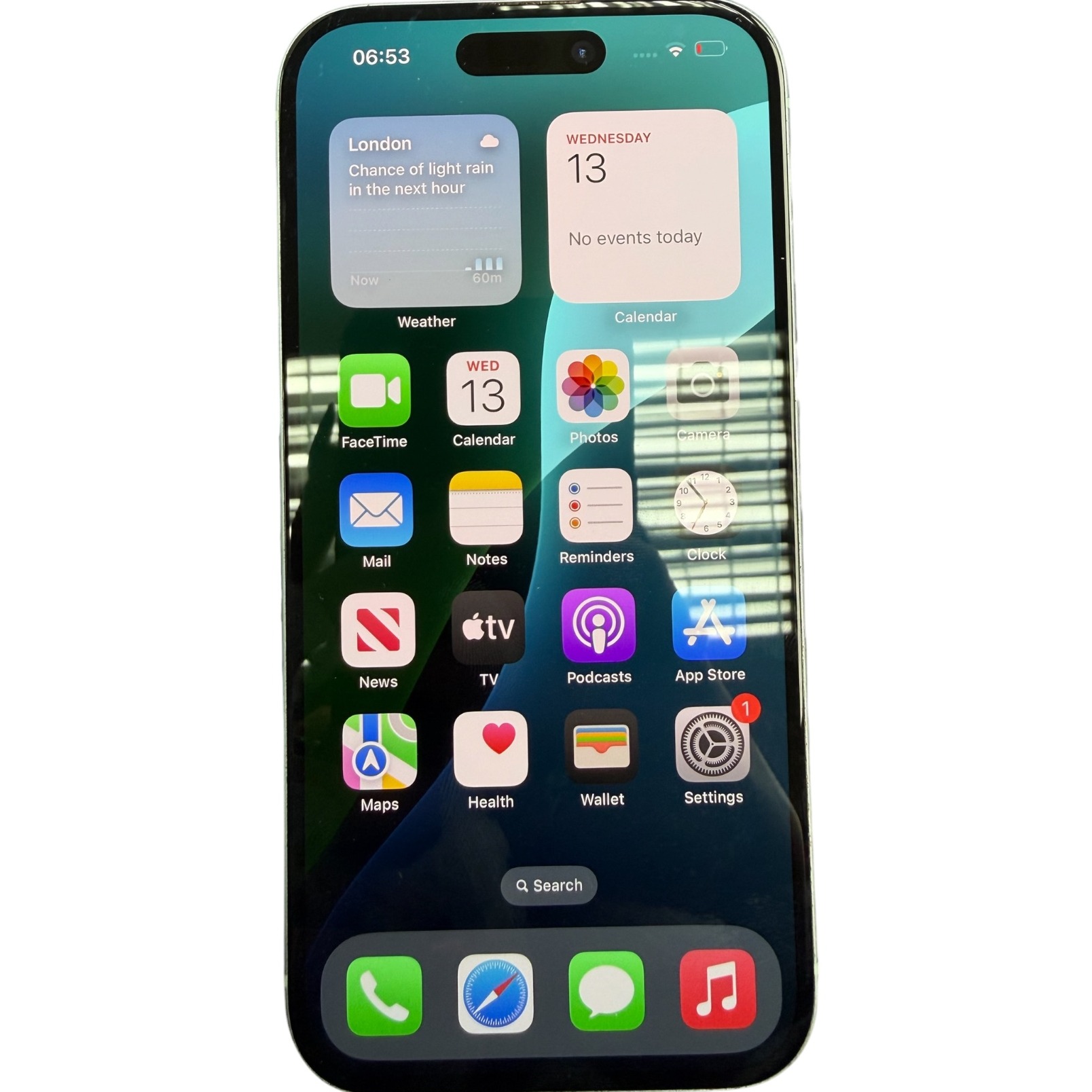 Product photo for Apple iPhone 15 128GB Blue, Unlocked B