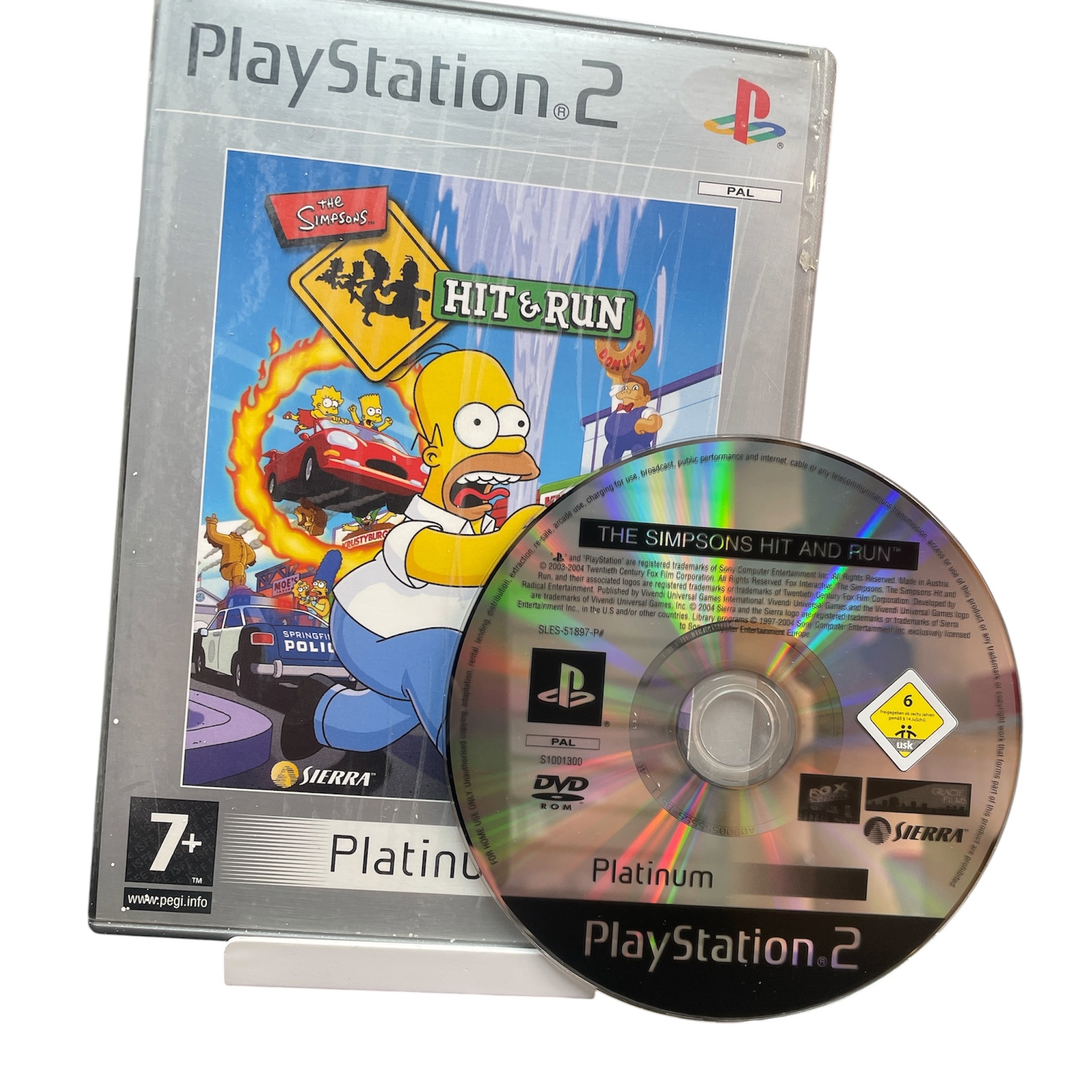 Product photo for Playstation Simpson's Hit and Run