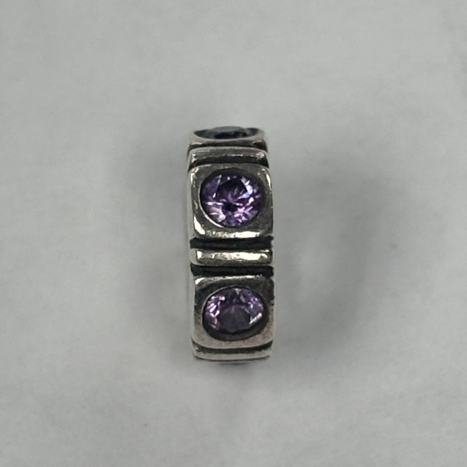 Product photo for Pandora Purple Stone Charm