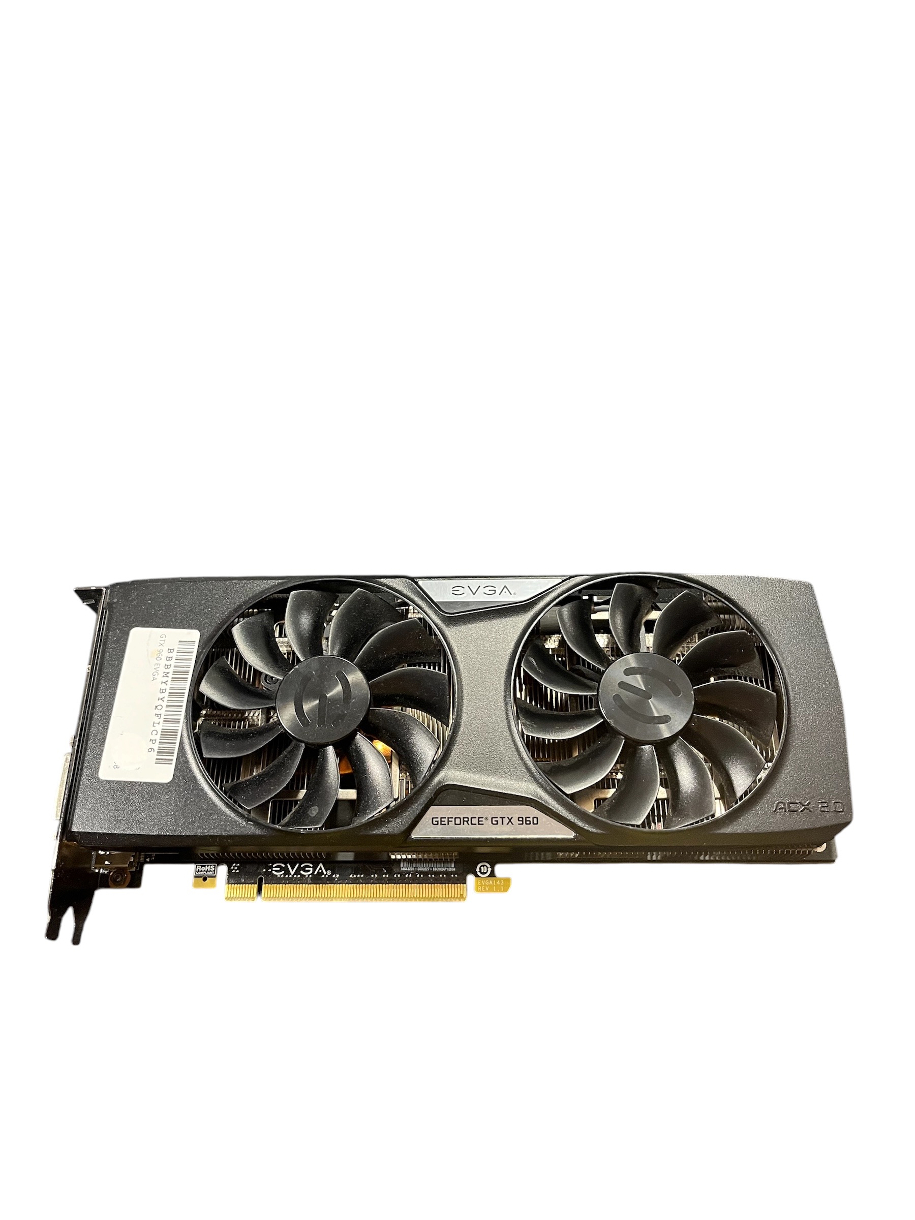 Product photo for EVGA GeForce GTX 960 SuperSC ACX 2.0+ 2GB GDDR5 Graphics Card
