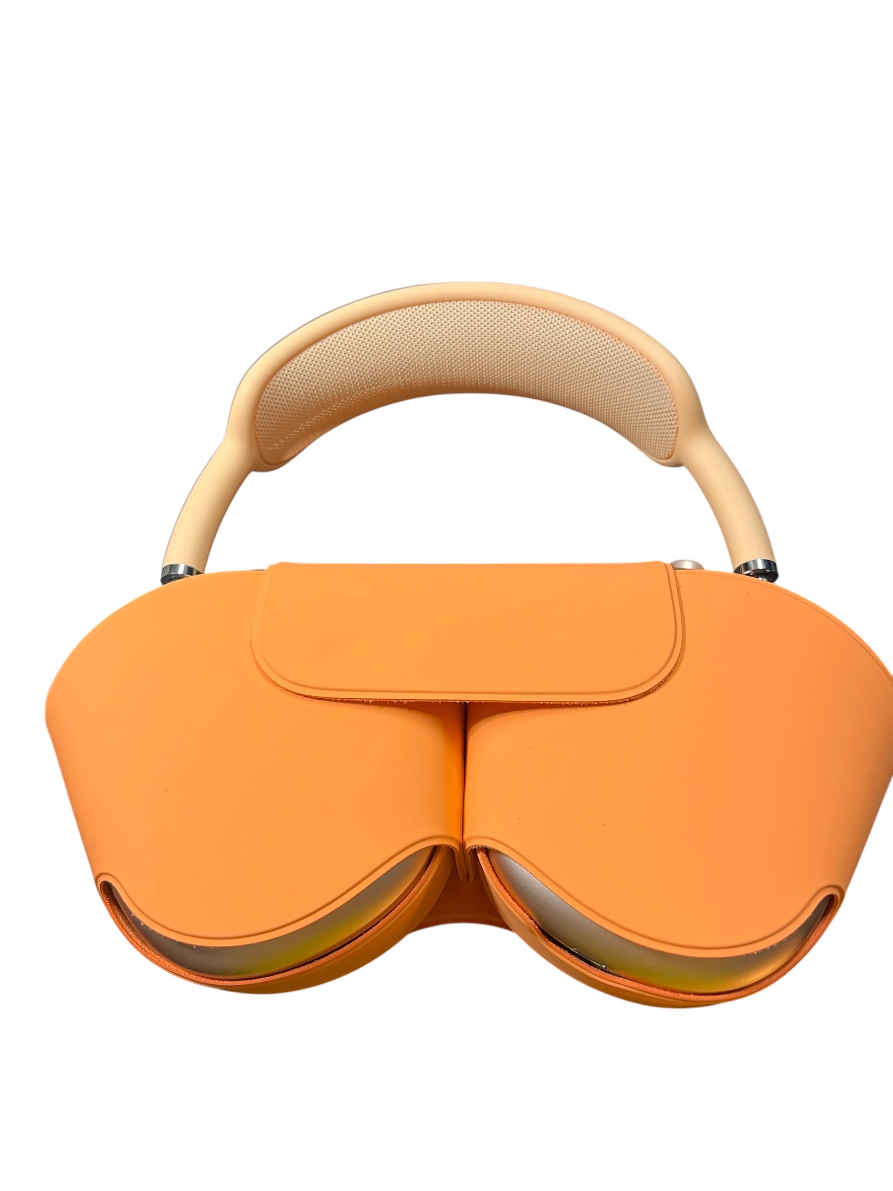 Product photo for Official Apple AirPods Max Wireless Over-Ear Headphones Orange - Mint Boxed