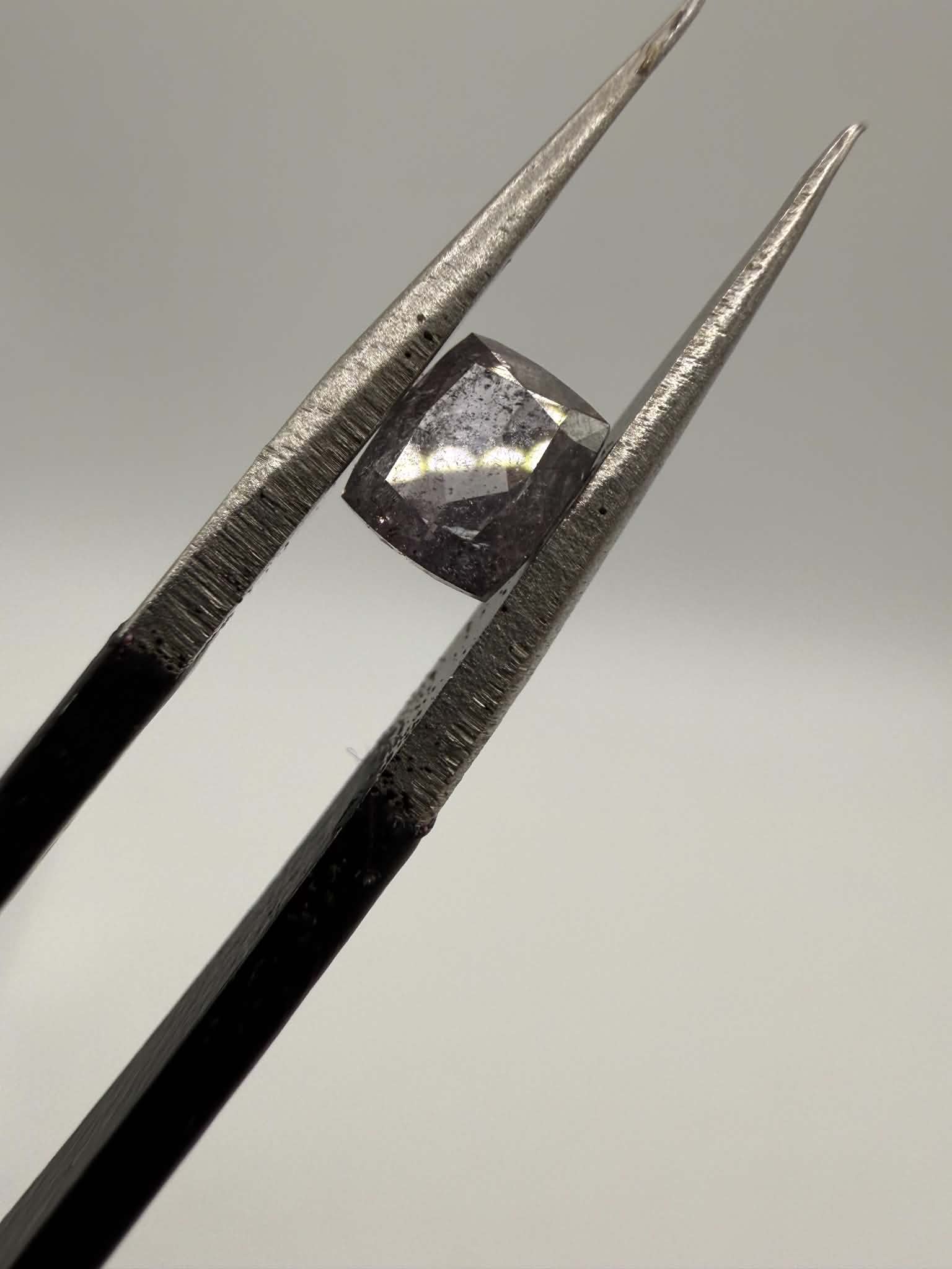 Product photo for GIA 0.51ct Natural Diamond - Fancy Purplish Grey