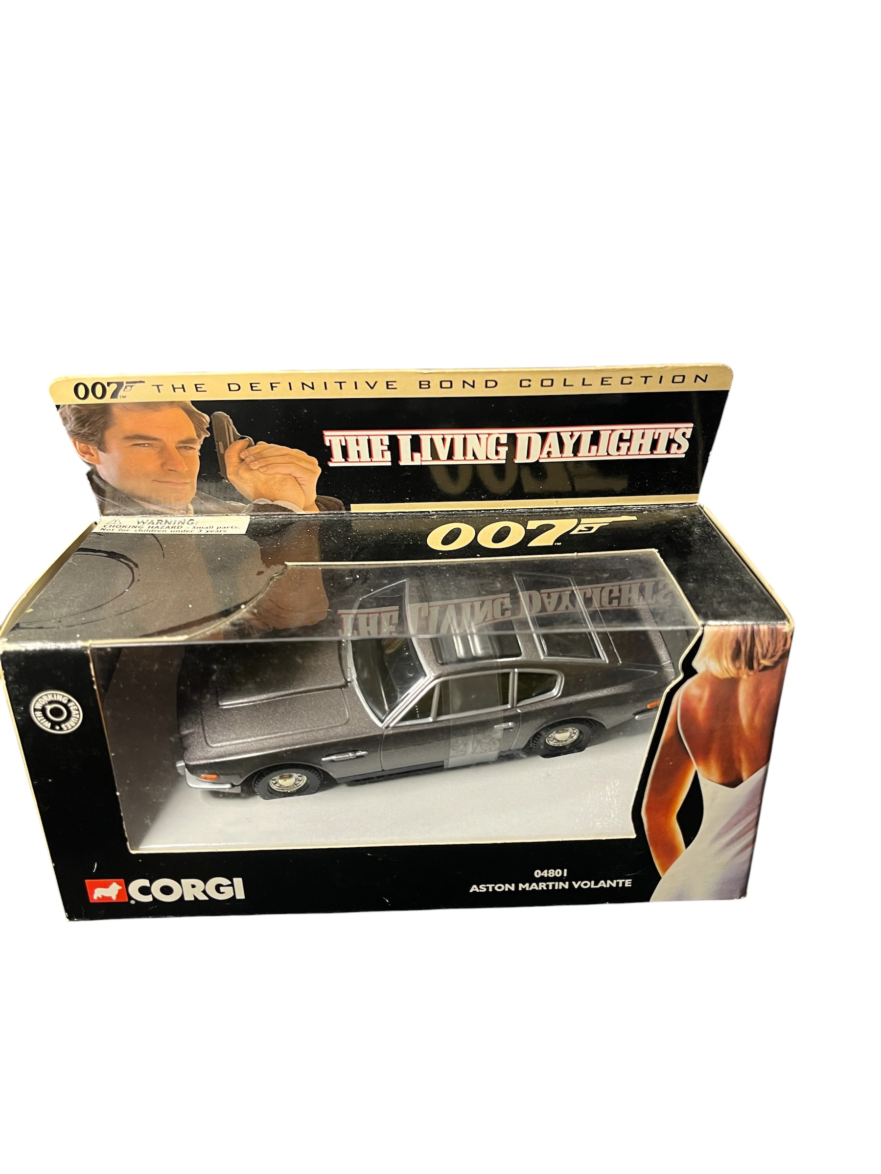 Product photo for Corgi 04801 Aston Martin Volante James Bond 007 The Living Daylights Boxed