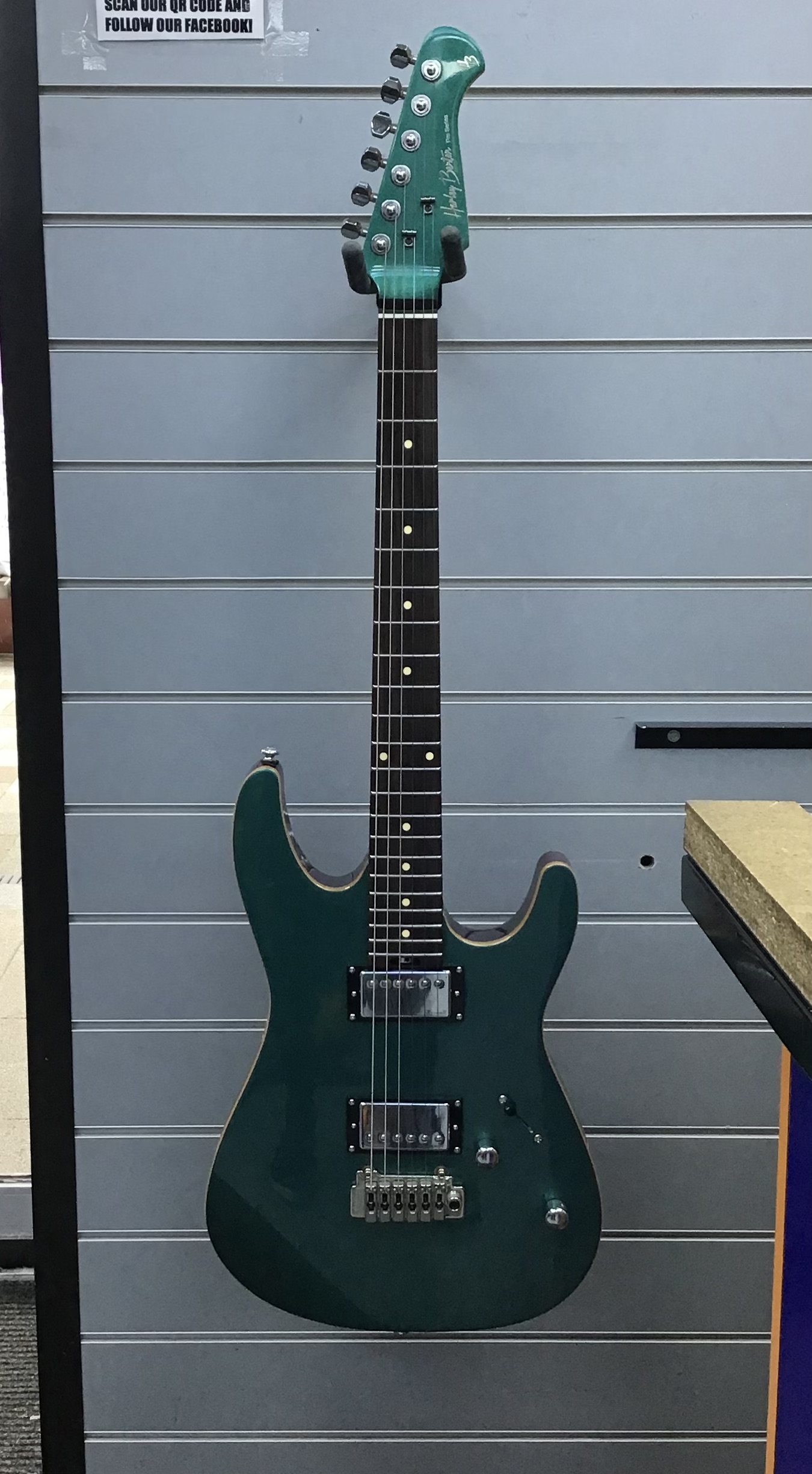 Product photo for Harley Benton Fusion iii HH EB-OCT Electric Guitar