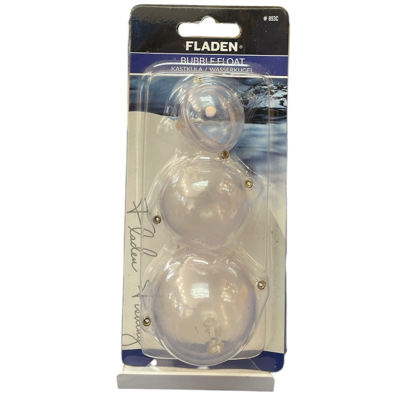 Product photo for FLADEN 3pk Assorted Bubble Floats Clear