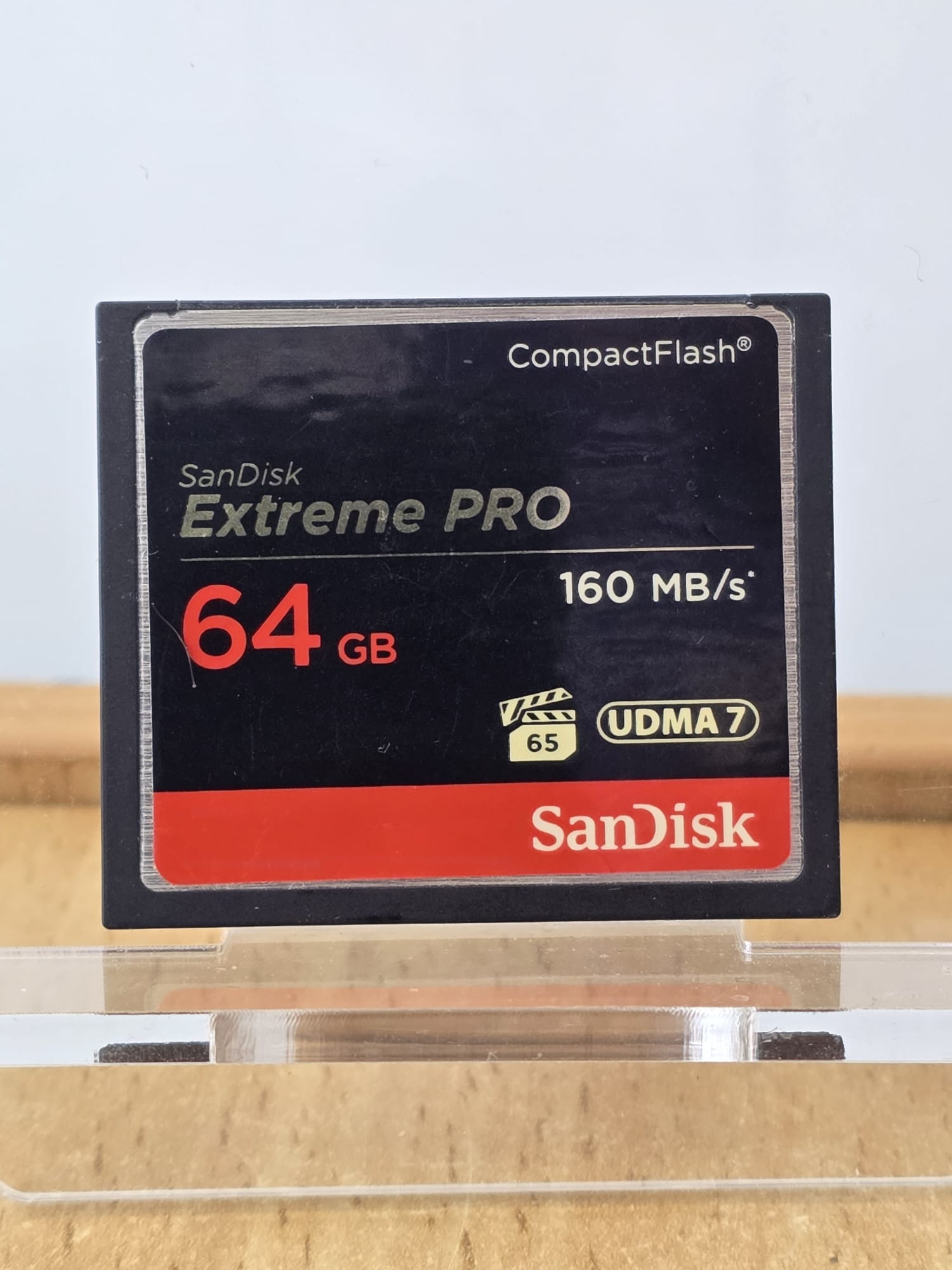 Product photo for SanDisk Extreme Pro 64GB CompactFlash UDMA 7 160MB/s Card