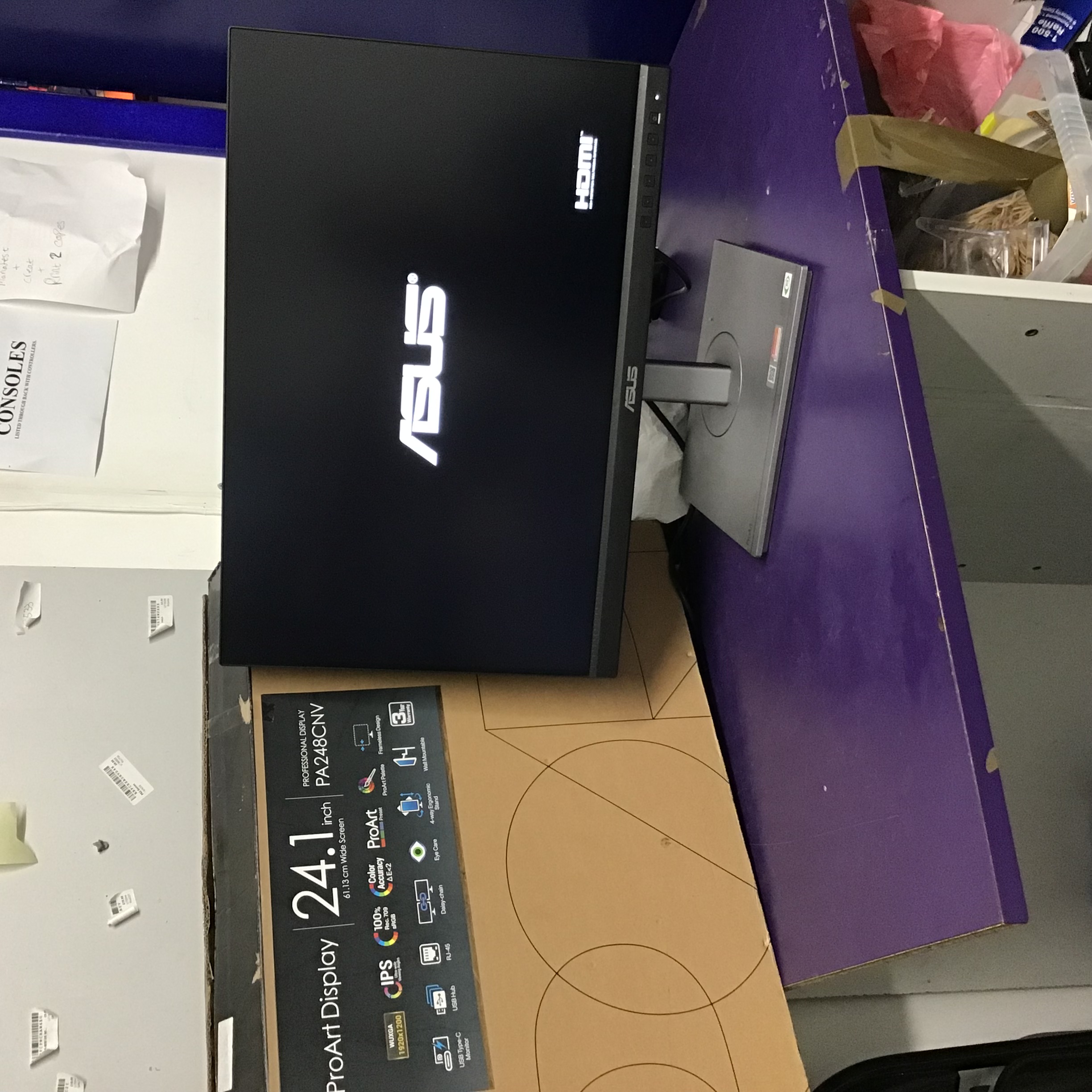 Product photo for ASUS ProArt Display PA248CNV