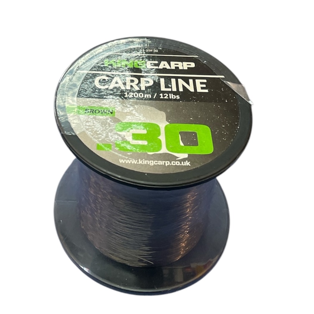Product photo for KINGCARP 12lbs 1200m Mono Fishing Line 0.30mm Brown