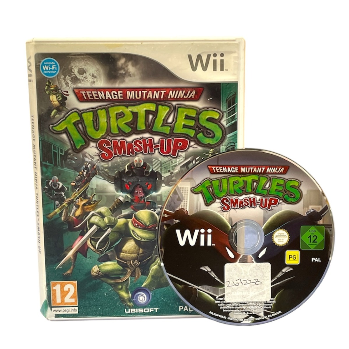 Product photo for Teenage Mutant Ninja Turtle Smash Up Wii Game
