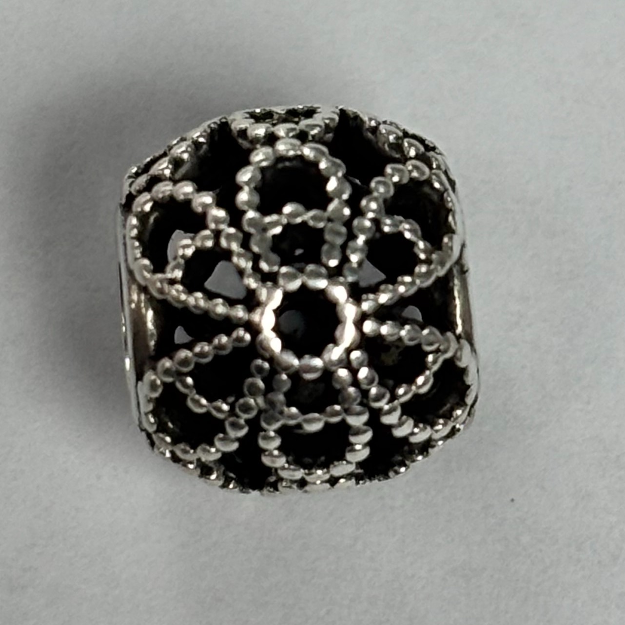 Product photo for Pandora Flower Circle Charm