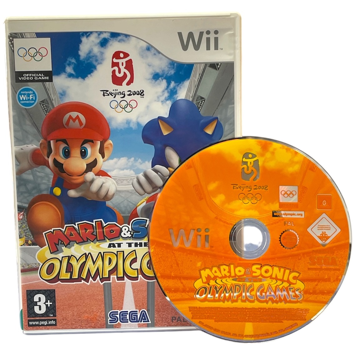 Product photo for Mario & Sonic At The Olympic Games Wii Game