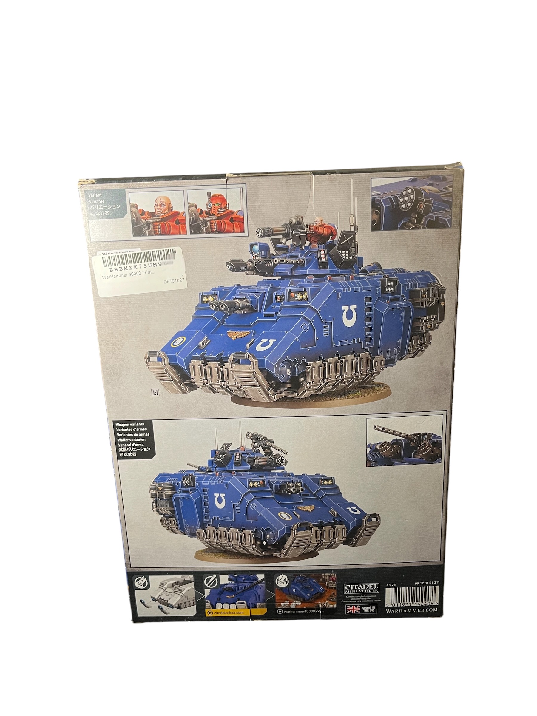 Product photo for Warhammer 40k Space Marines Primaris Repulsor Tank Box Set Brand New Sealed