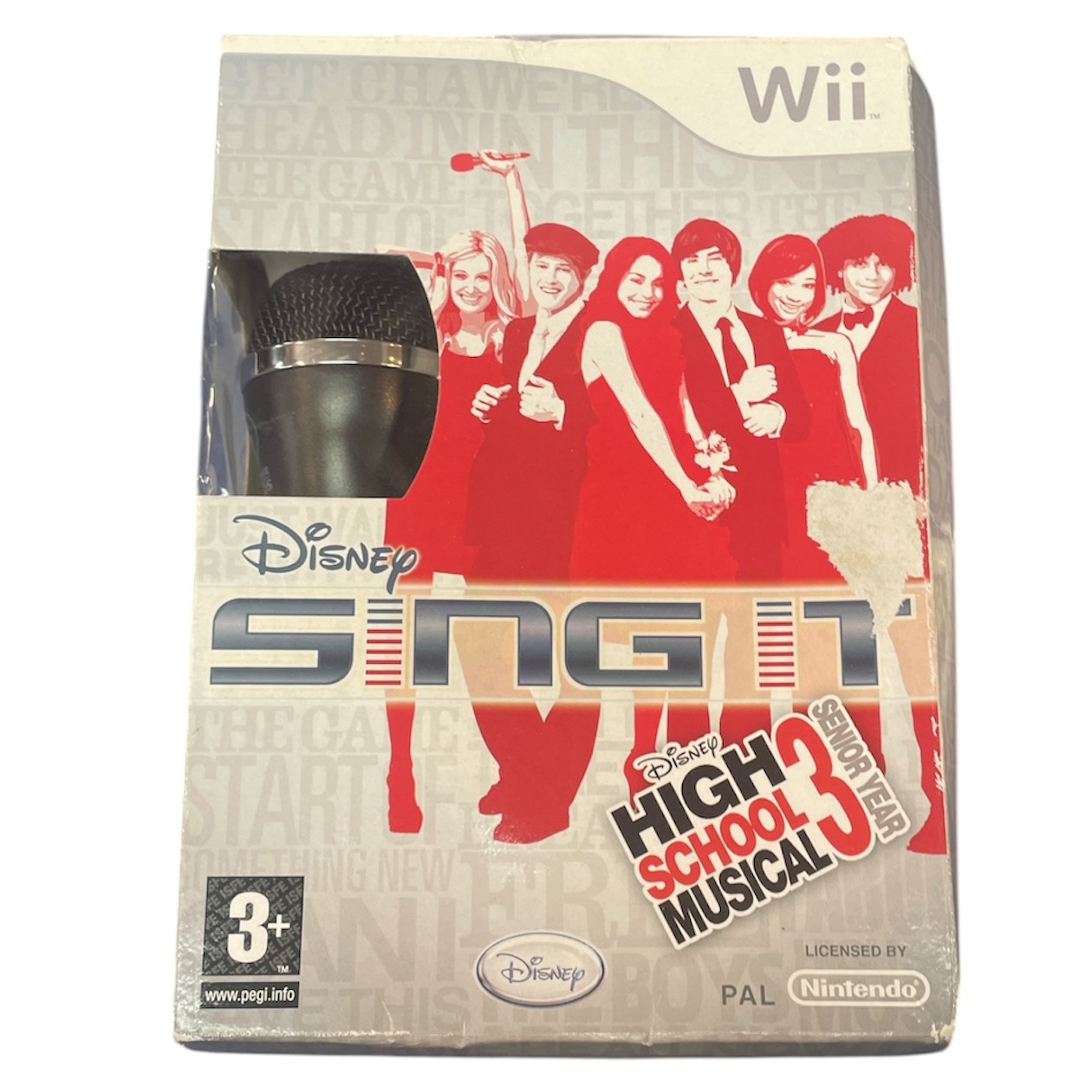Product photo for High School Musical 3 Sing It, with microphone (sealed)