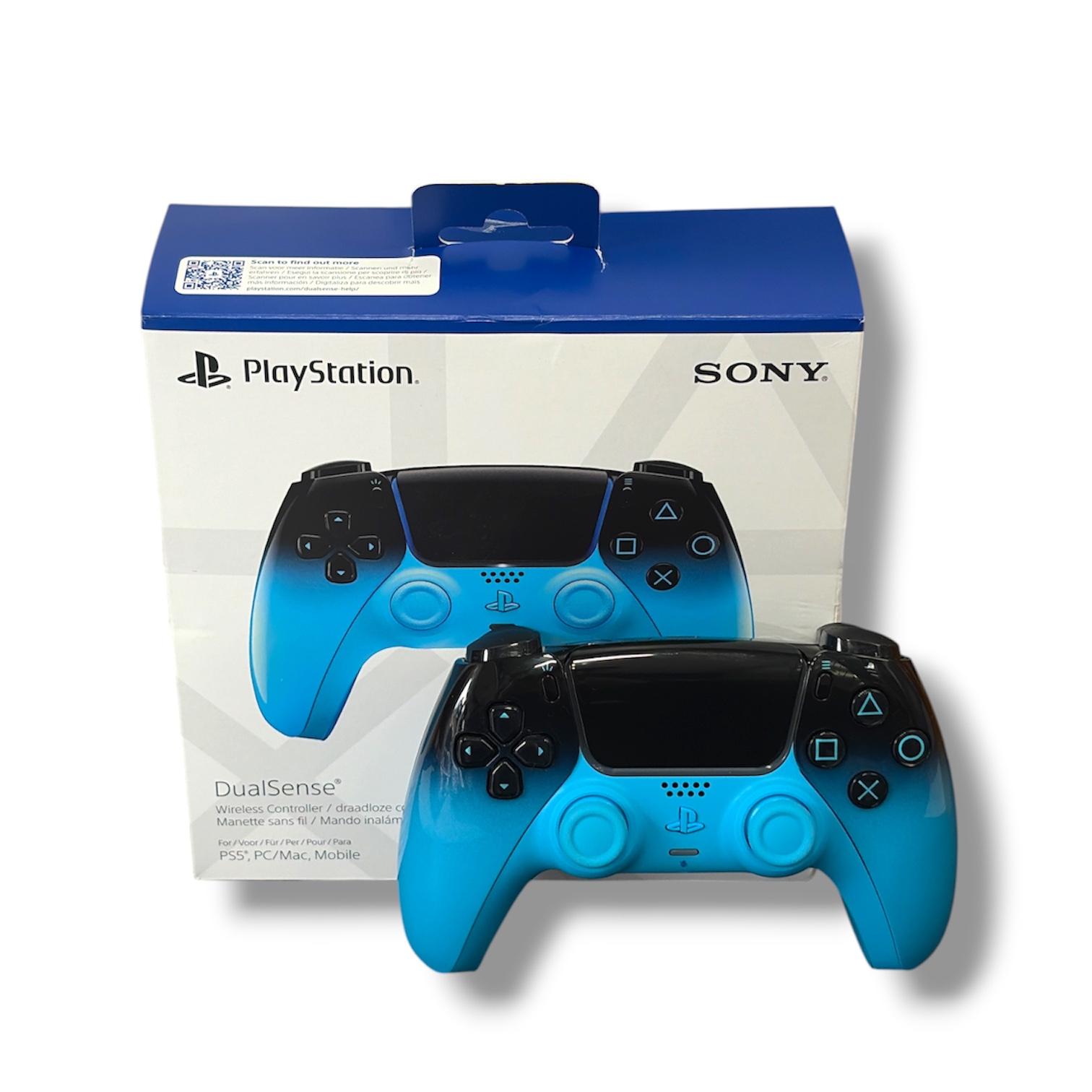 Product photo for PS5 Official DualSense Controller Rhythm Blue, B