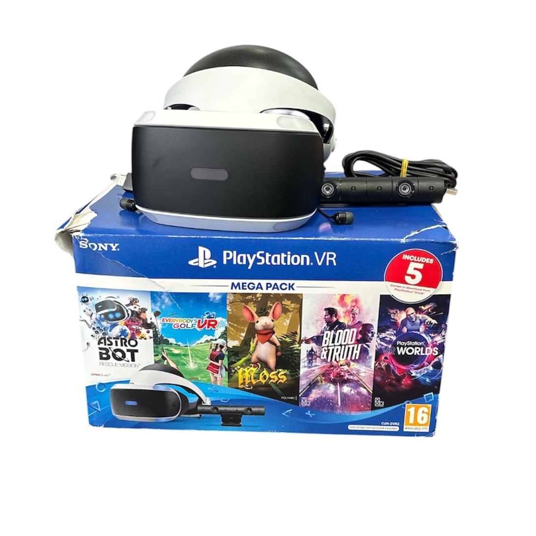 Product photo for Sony Playstation VR CUH-ZVR2 2017 Headset, Unboxed
