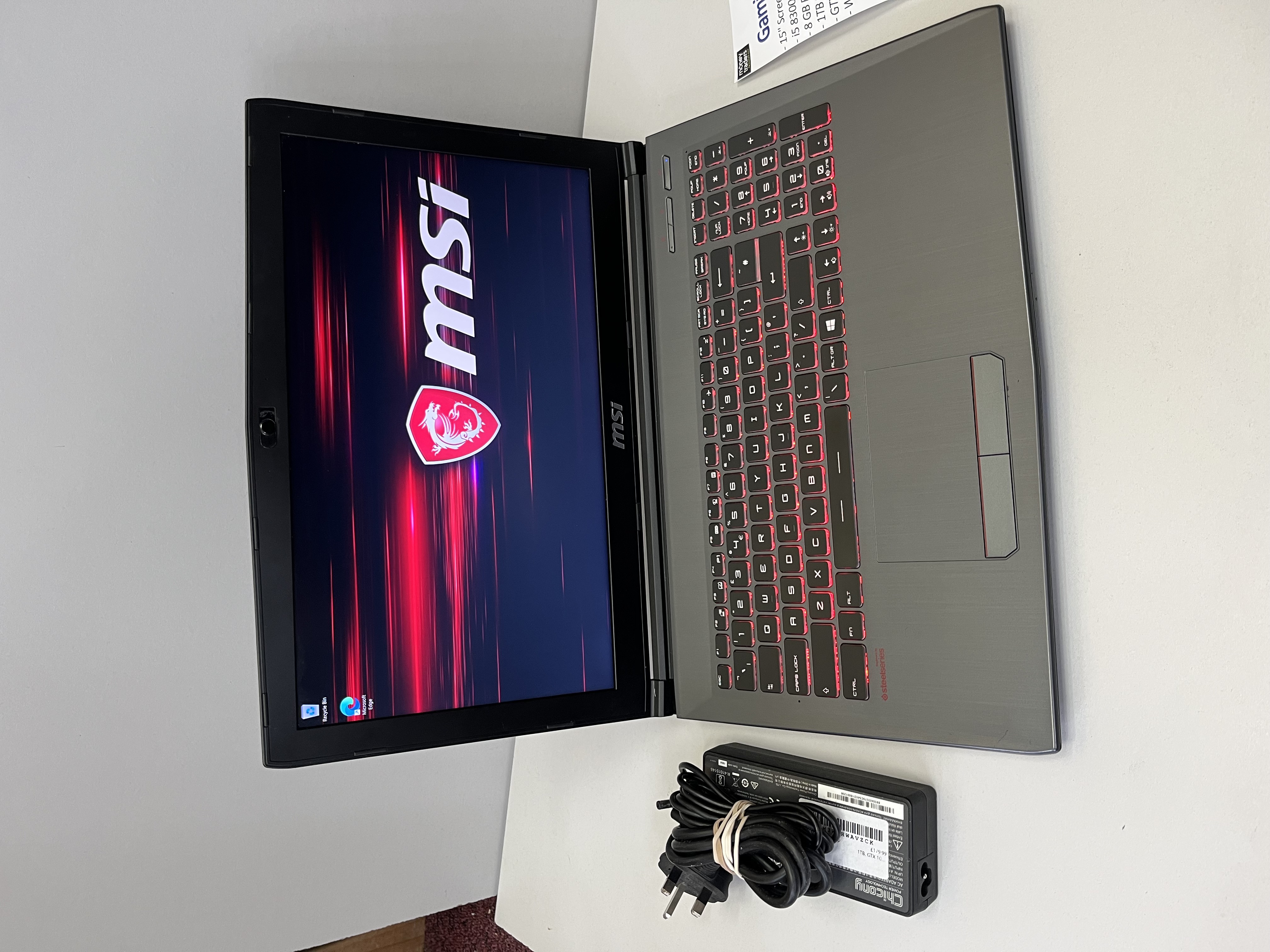Product photo for MSI Gaming Laptop