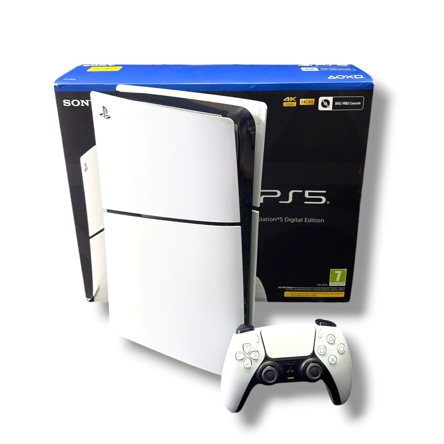 Product photo for Sony Playstation 5 Slim 1TB Digital Edition Console, Boxed