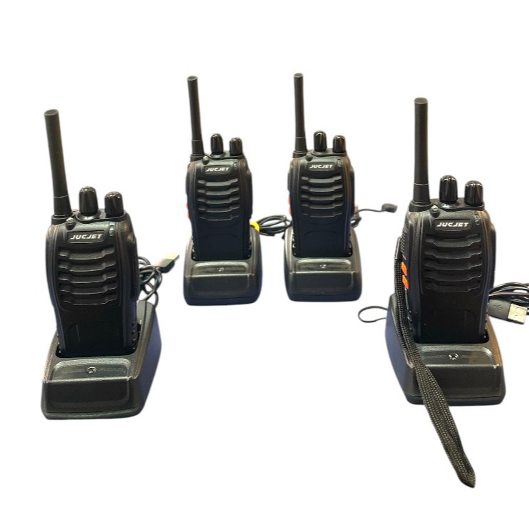 Product photo for Jucjet Two Way Radio - Set of 4 with docks