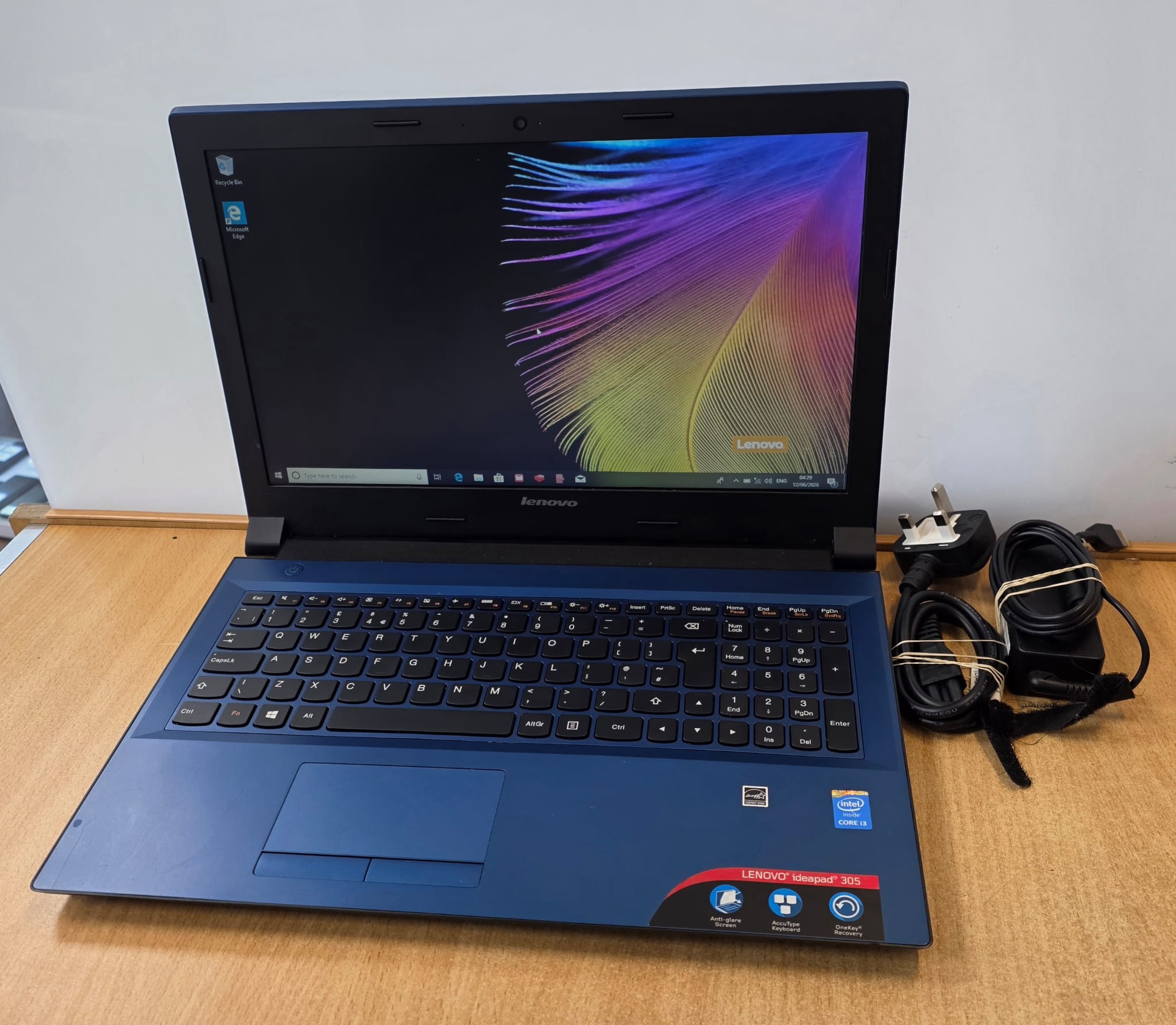 Product photo for Lenovo IdeaPad 305 Laptop i3 8GB RAM 1TB HDD Windows 10