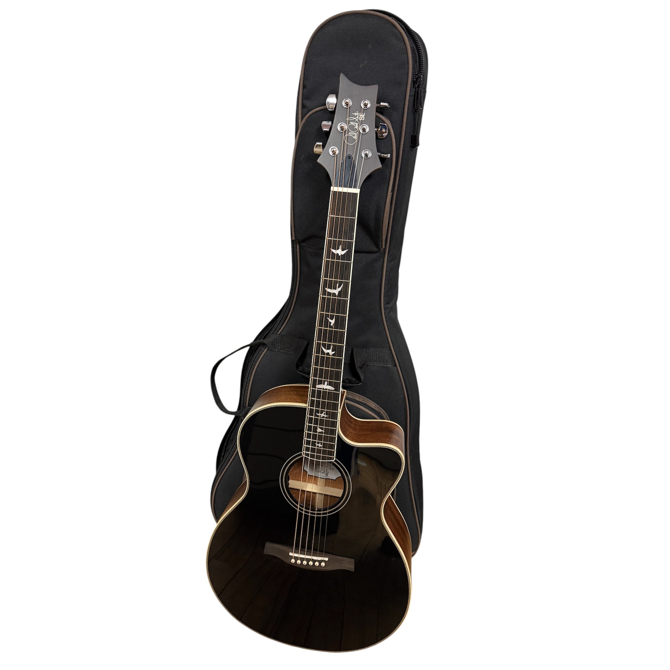 Product photo for PRS SE Angelus A20E Black Top
