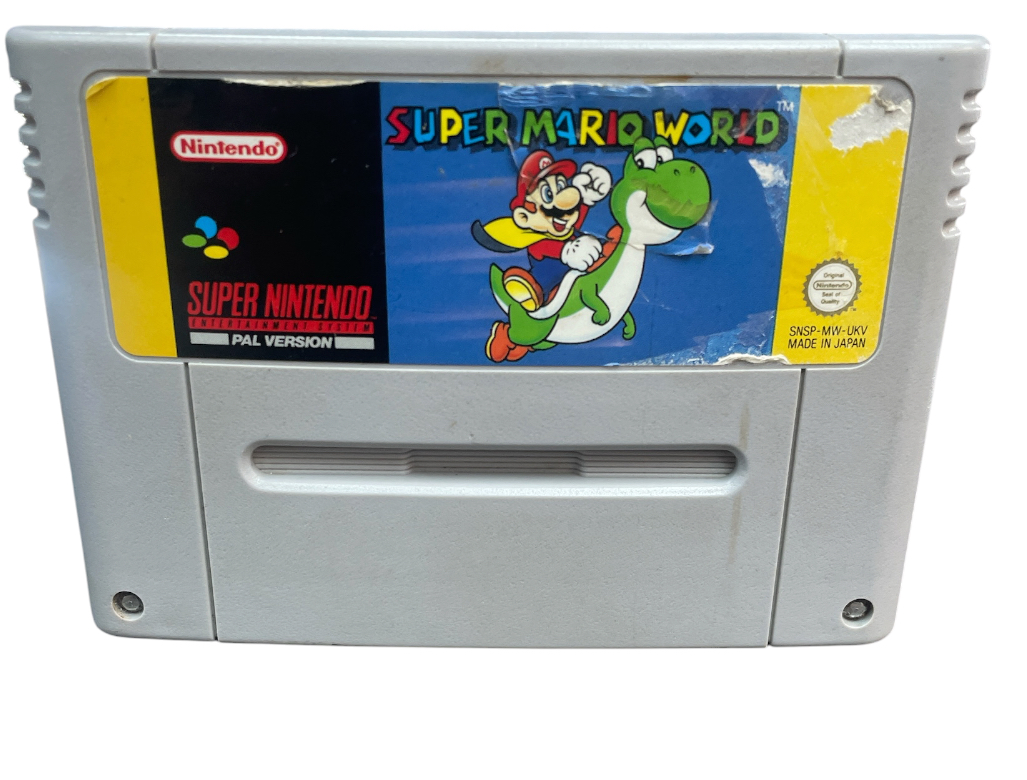 Product photo for Nintendo Super Mario World (SNES) Unboxed