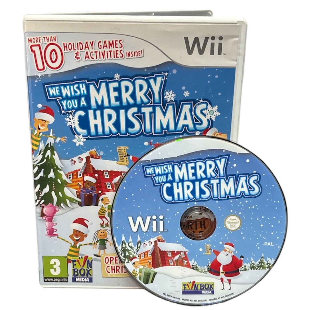Product photo for We Wish You A Merry Christmas - Nintendo Wii Game (3)