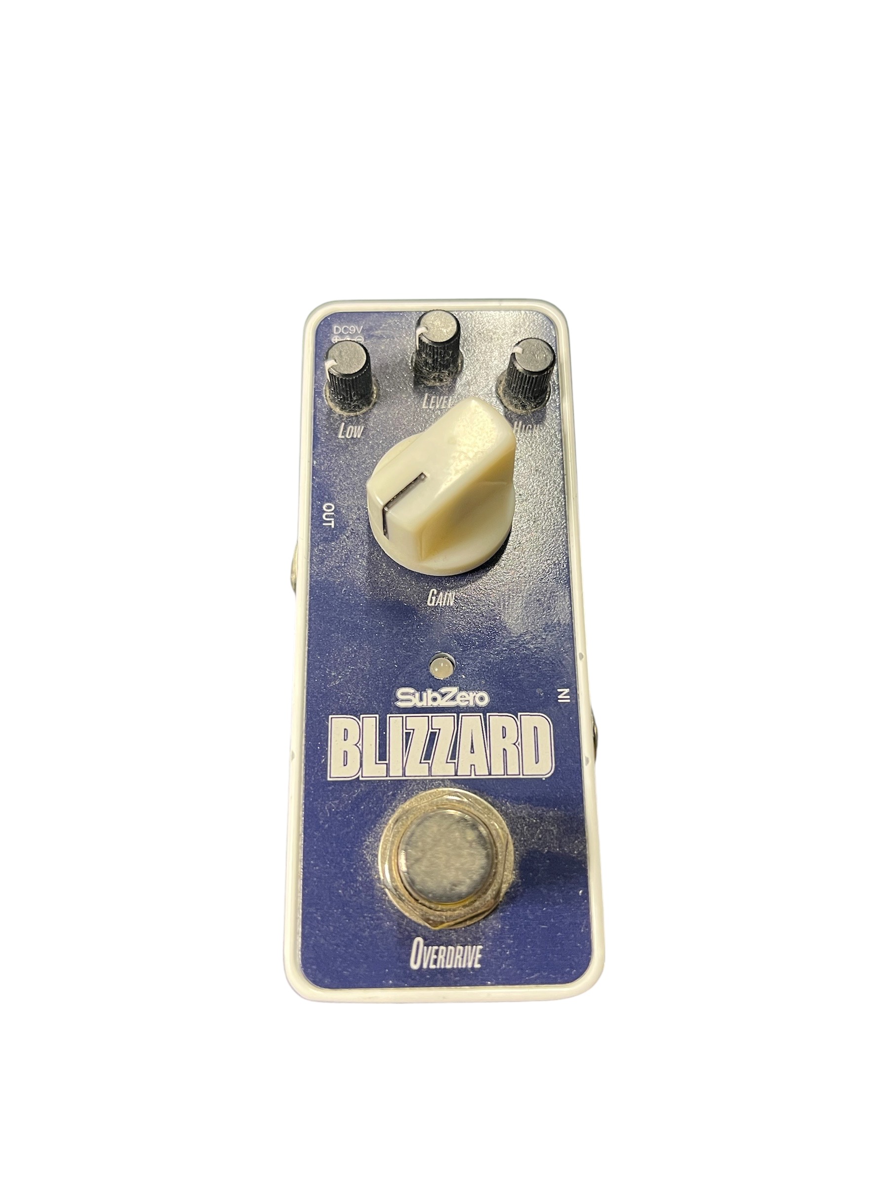 Product photo for SubZero Blizzard Overdrive Micro Guitar Effects Pedal Used