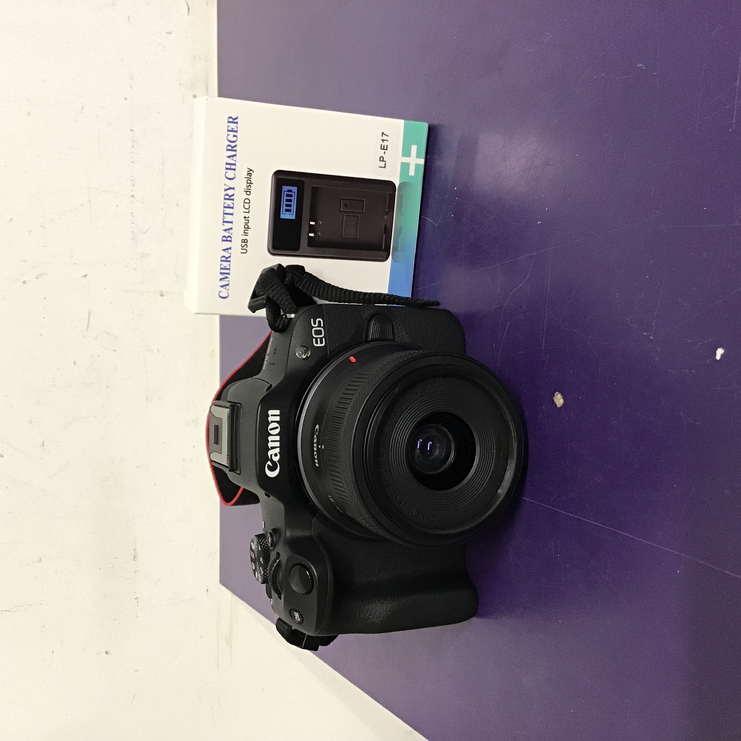 Product photo for Canon EOS R50 with RF-S 18-45mm Lens