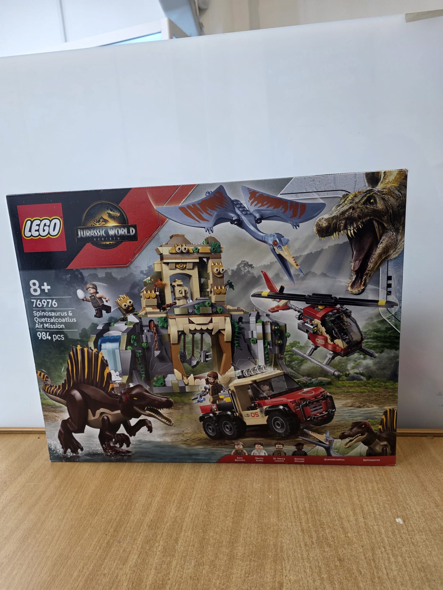 Product photo for LEGO Jurassic World Spinosaurus & Quetzalcoatlus Air Mission Sealed