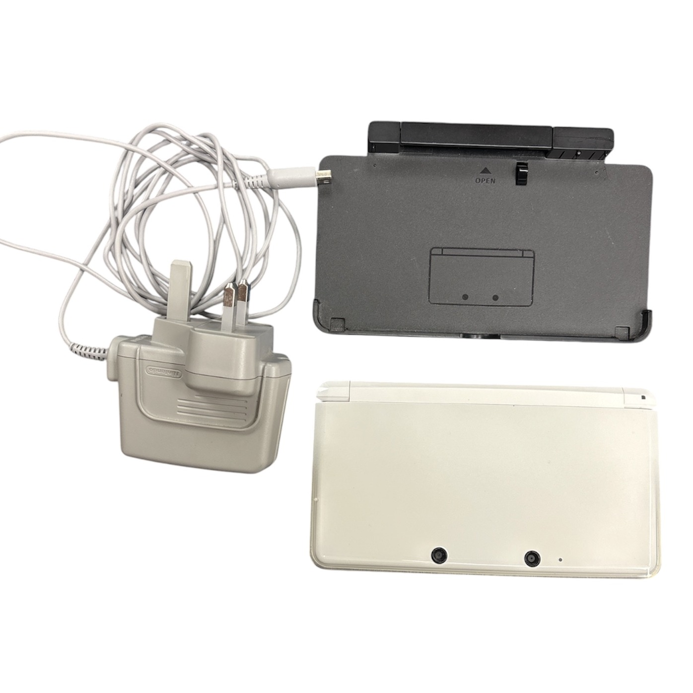 Product photo for Nintendo 3DS Console, Ice White (No Game), Discounted