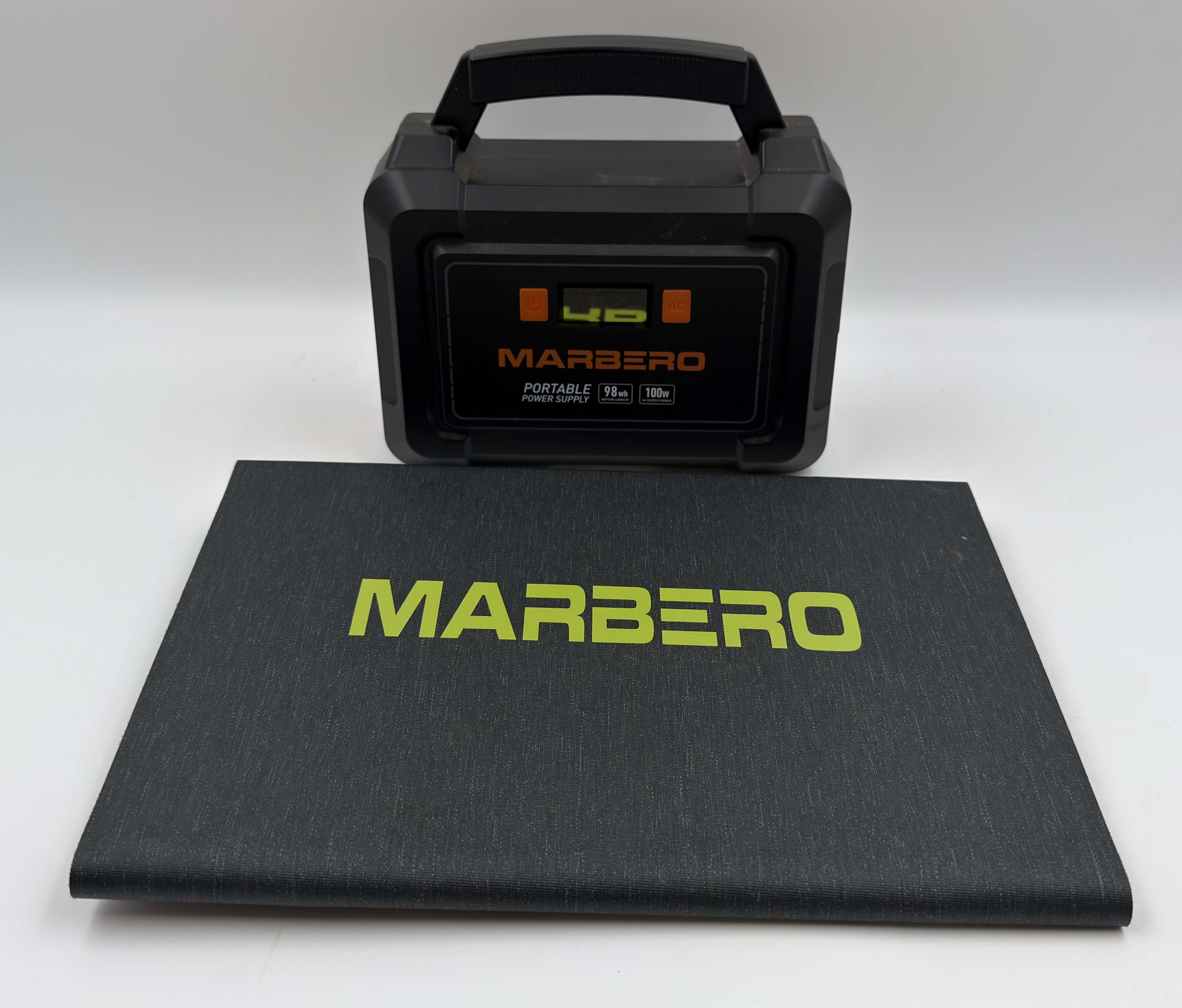 Product photo for MARBERO PORTABLE POWER STATION M168-PLUS WITH SOLAR ATTACHMENT
